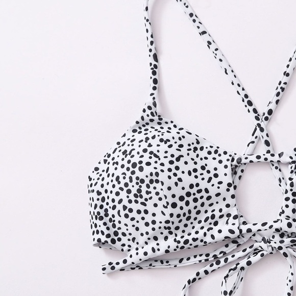 SHEIN - 3pack Dalmatian Tie Side Co-ord Bikini - Picture 4 of 4